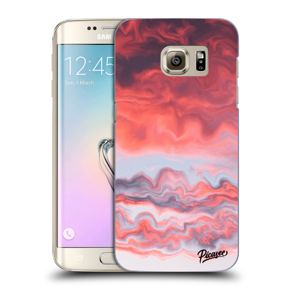Picasee átlátszó szilikon tok az alábbi mobiltelefonokra Samsung Galaxy S7 Edge G935F - Sunset