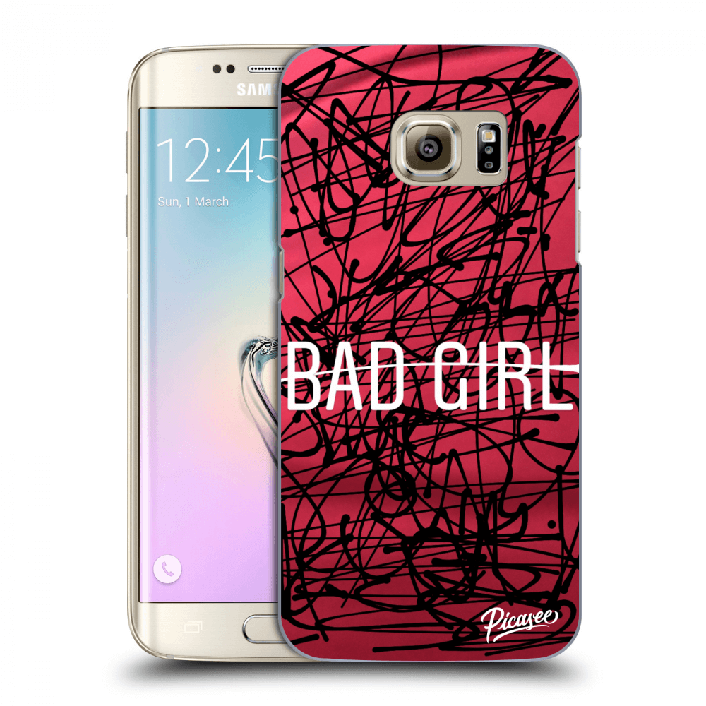 Picasee átlátszó szilikon tok az alábbi mobiltelefonokra Samsung Galaxy S7 Edge G935F - Bad girl