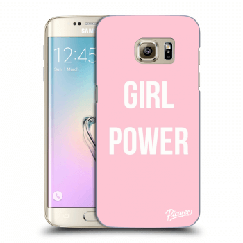 Picasee átlátszó szilikon tok az alábbi mobiltelefonokra Samsung Galaxy S7 Edge G935F - Girl power