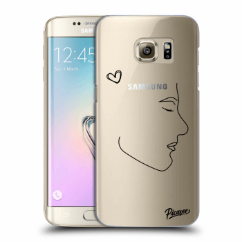 Picasee átlátszó szilikon tok az alábbi mobiltelefonokra Samsung Galaxy S7 Edge G935F - Couple boy