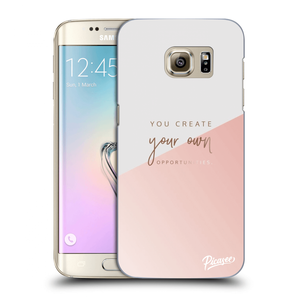 Picasee átlátszó szilikon tok az alábbi mobiltelefonokra Samsung Galaxy S7 Edge G935F - You create your own opportunities