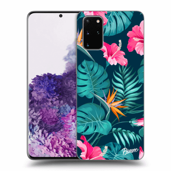 Szilikon tok erre a típusra Samsung Galaxy S20+ G985F - Pink Monstera