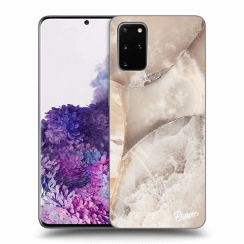 Szilikon tok erre a típusra Samsung Galaxy S20+ G985F - Cream marble