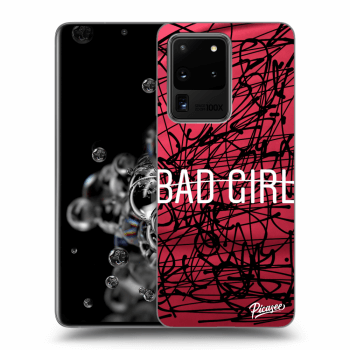 Picasee fekete szilikon tok az alábbi mobiltelefonokra Samsung Galaxy S20 Ultra 5G G988F - Bad girl