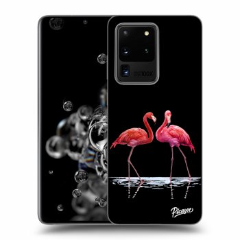 Picasee ULTIMATE CASE Samsung Galaxy S20 Ultra 5G G988F - készülékre - Flamingos couple