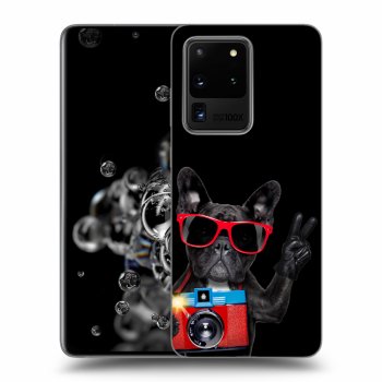 Szilikon tok erre a típusra Samsung Galaxy S20 Ultra 5G G988F - French Bulldog