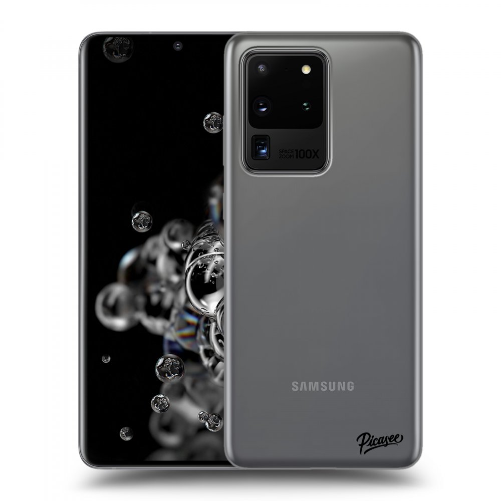 Picasee átlátszó szilikon tok az alábbi mobiltelefonokra Samsung Galaxy S20 Ultra 5G G988F - Clear