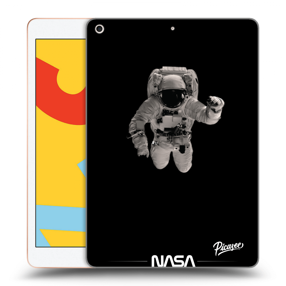 Picasee átlátszó szilikon tok az alábbi táblagépre Apple iPad 10.2" 2019 (7. gen) - Astronaut Minimal