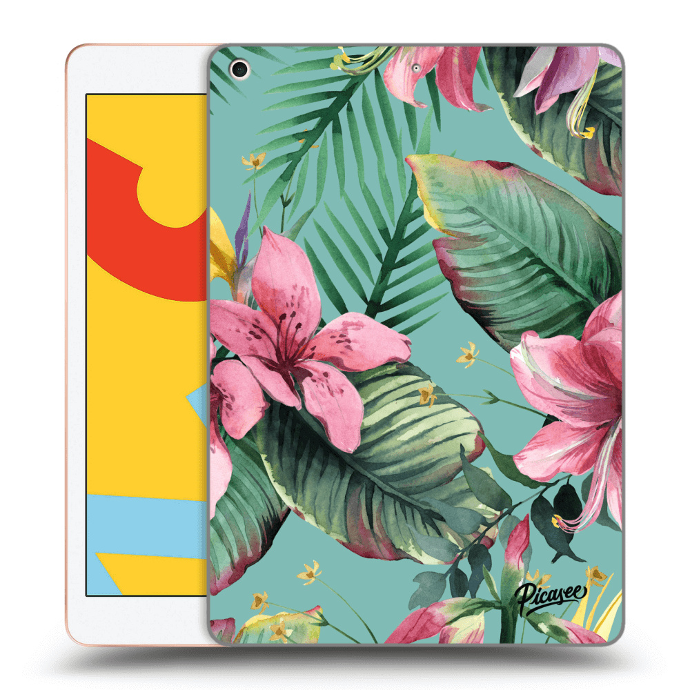 Picasee fekete szilikon tok az alábbi táblagépre Apple iPad 10.2" 2019 (7. gen) - Hawaii