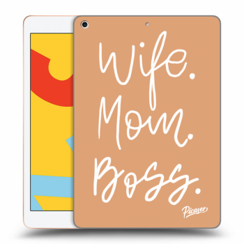 Picasee átlátszó szilikon tok az alábbi táblagépre Apple iPad 10.2" 2019 (7. gen) - Boss Mama