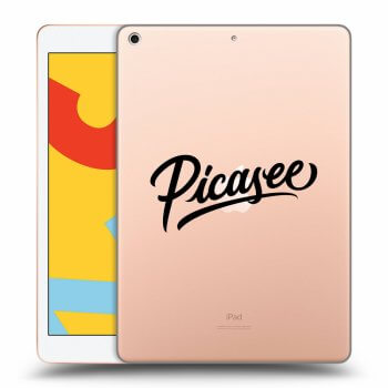 Picasee átlátszó szilikon tok az alábbi táblagépre Apple iPad 10.2" 2019 (7. gen) - Picasee - black