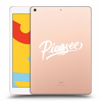 Picasee átlátszó szilikon tok az alábbi táblagépre Apple iPad 10.2" 2019 (7. gen) - Picasee - White