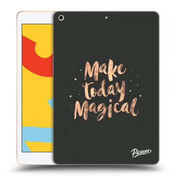 Picasee fekete szilikon tok az alábbi táblagépre Apple iPad 10.2" 2019 (7. gen) - Make today Magical