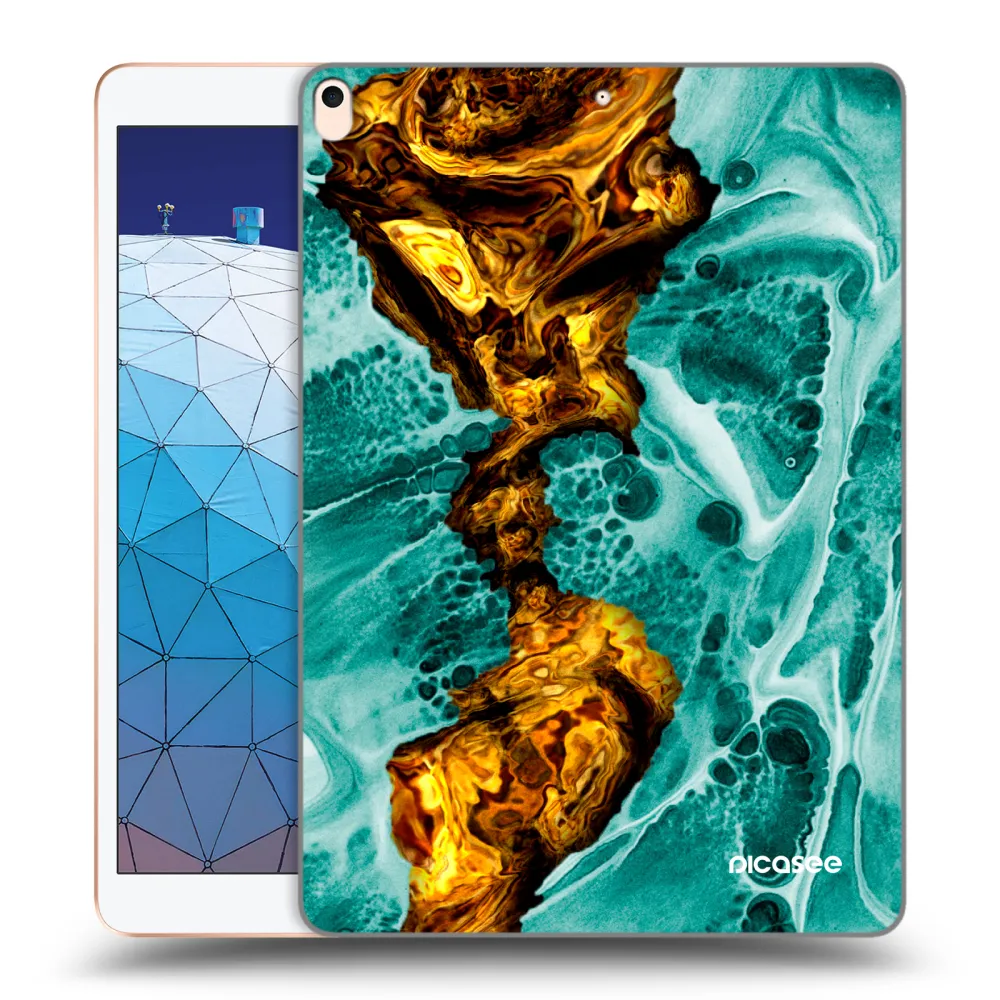 Picasee átlátszó szilikon tok az alábbi táblagépre Apple iPad Air 10.5" 2019 (3.gen) - Goldsky