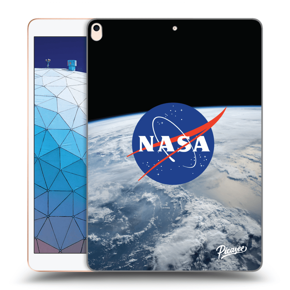 Picasee fekete szilikon tok az alábbi táblagépre Apple iPad Air 10.5" 2019 (3.gen) - Nasa Earth