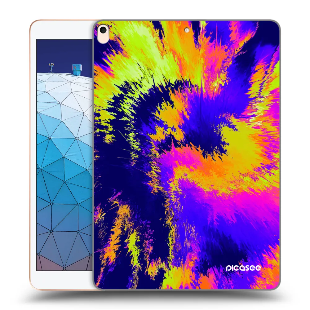 Picasee átlátszó szilikon tok az alábbi táblagépre Apple iPad Air 10.5" 2019 (3.gen) - Burn