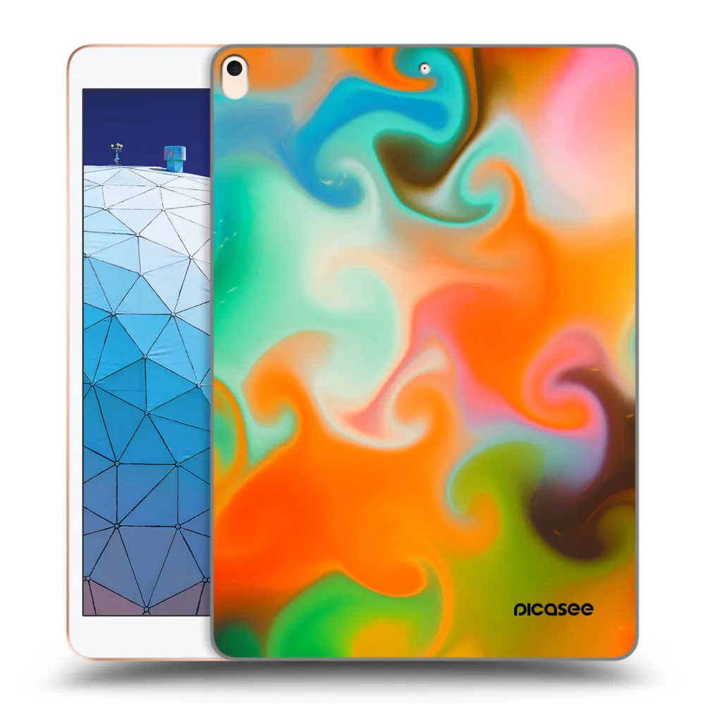 Picasee átlátszó szilikon tok az alábbi táblagépre Apple iPad Air 10.5" 2019 (3.gen) - Juice