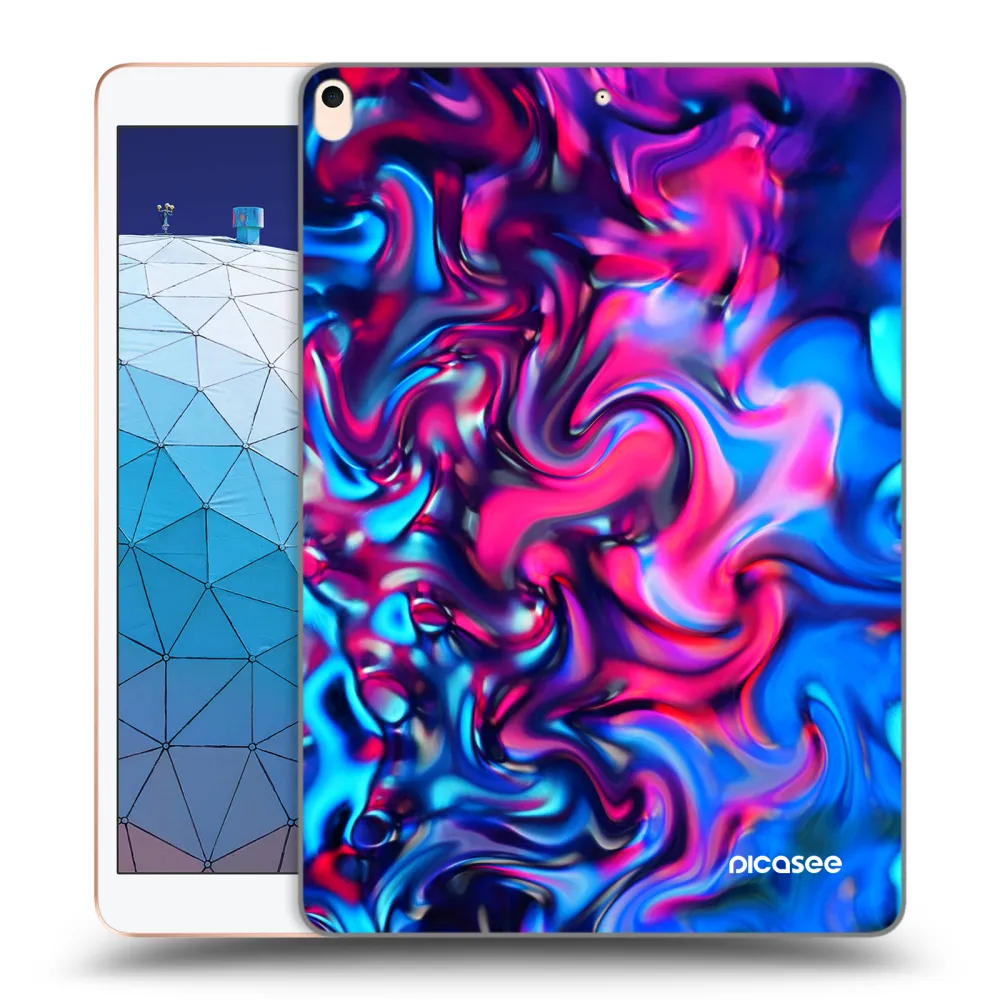 Picasee átlátszó szilikon tok az alábbi táblagépre Apple iPad Air 10.5" 2019 (3.gen) - Redlight