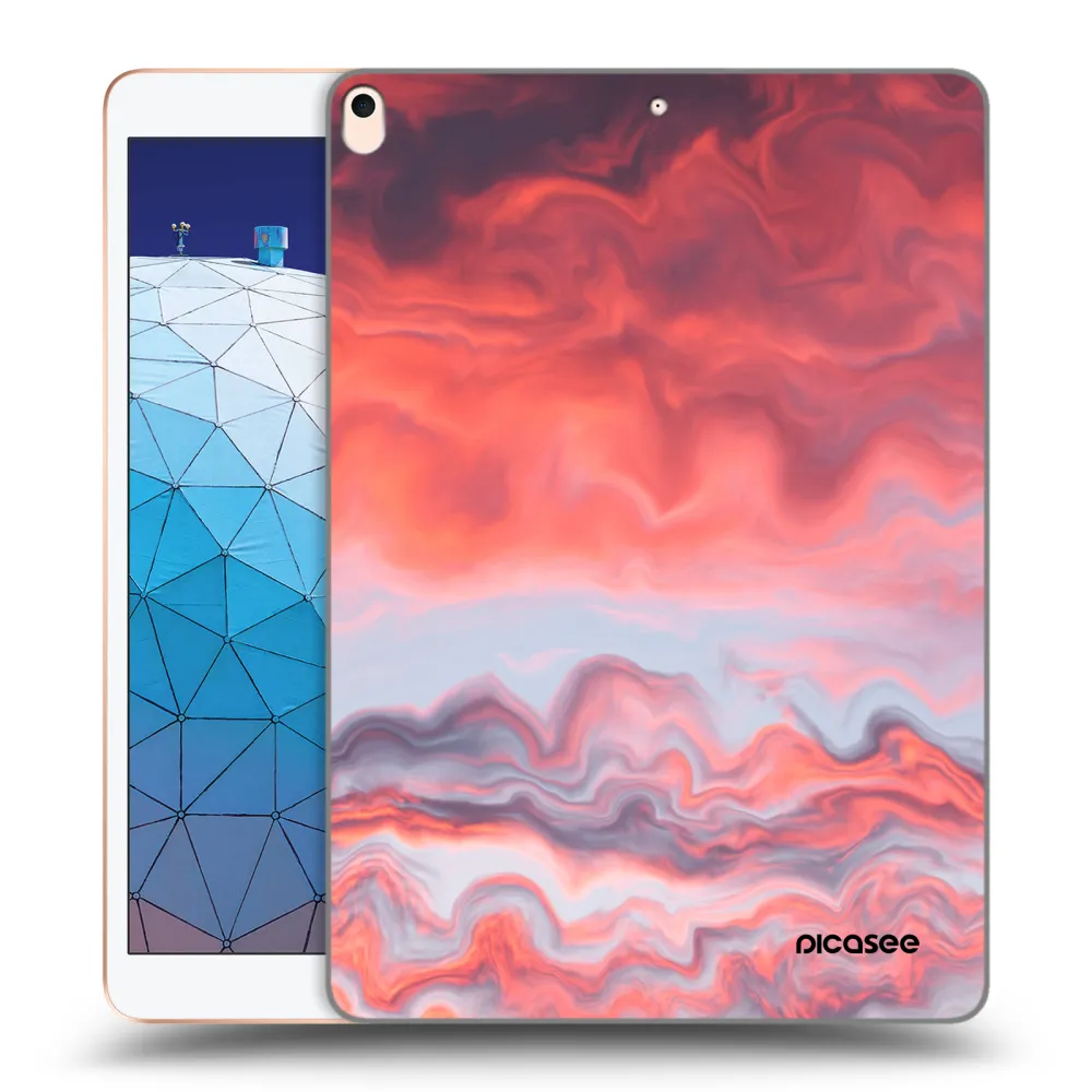 Picasee átlátszó szilikon tok az alábbi táblagépre Apple iPad Air 10.5" 2019 (3.gen) - Sunset