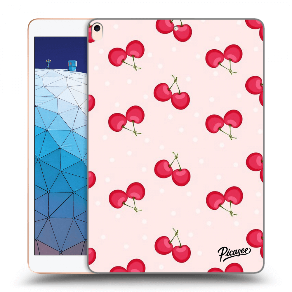 Picasee átlátszó szilikon tok az alábbi táblagépre Apple iPad Air 10.5" 2019 (3.gen) - Cherries