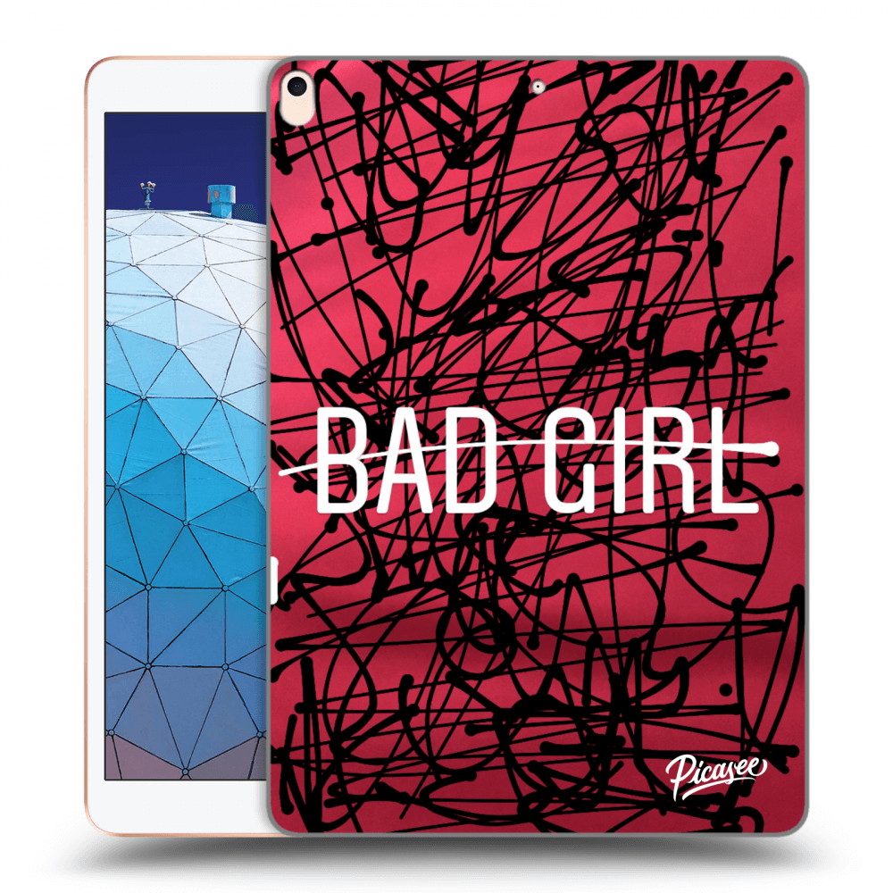 Picasee fekete szilikon tok az alábbi táblagépre Apple iPad Air 10.5" 2019 (3.gen) - Bad girl
