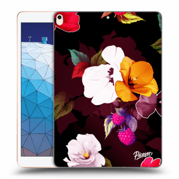 Picasee átlátszó szilikon tok az alábbi táblagépre Apple iPad Air 10.5" 2019 (3.gen) - Flowers and Berries