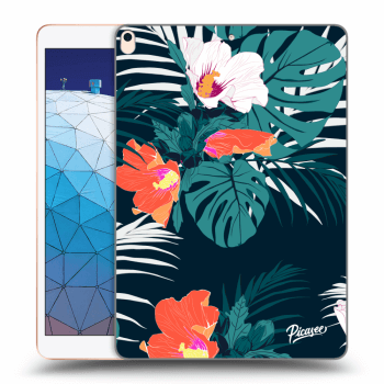 Picasee átlátszó szilikon tok az alábbi táblagépre Apple iPad Air 10.5" 2019 (3.gen) - Monstera Color