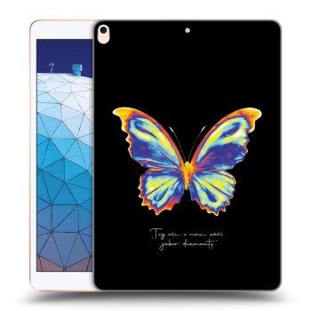 Picasee átlátszó szilikon tok az alábbi táblagépre Apple iPad Air 10.5" 2019 (3.gen) - Diamanty Black