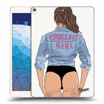 Picasee átlátszó szilikon tok az alábbi táblagépre Apple iPad Air 10.5" 2019 (3.gen) - Crossfit girl - nickynellow