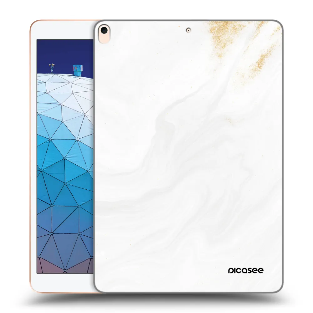 Picasee átlátszó szilikon tok az alábbi táblagépre Apple iPad Air 10.5" 2019 (3.gen) - White