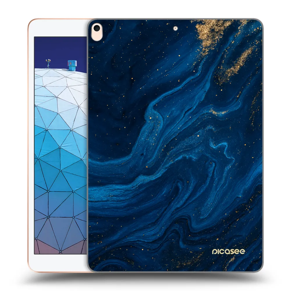 Picasee átlátszó szilikon tok az alábbi táblagépre Apple iPad Air 10.5" 2019 (3.gen) - Blue
