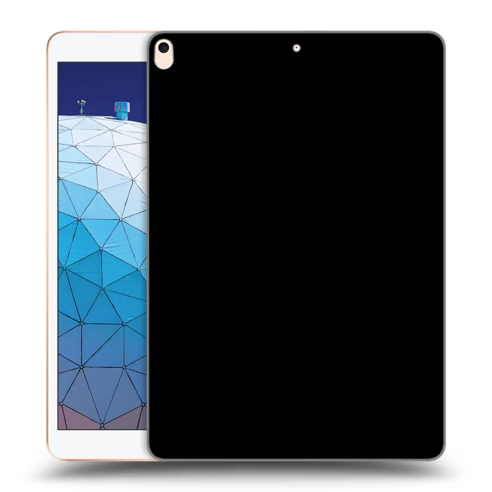 Picasee fekete szilikon tok az alábbi táblagépre Apple iPad Air 10.5" 2019 (3.gen) - Picasee - new logo - black