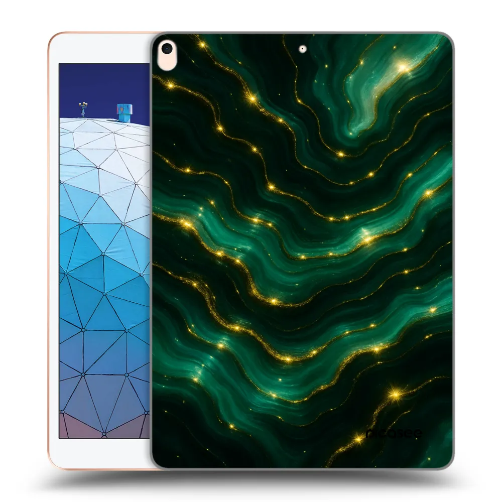 Picasee átlátszó szilikon tok az alábbi táblagépre Apple iPad Air 10.5" 2019 (3.gen) - Emerald