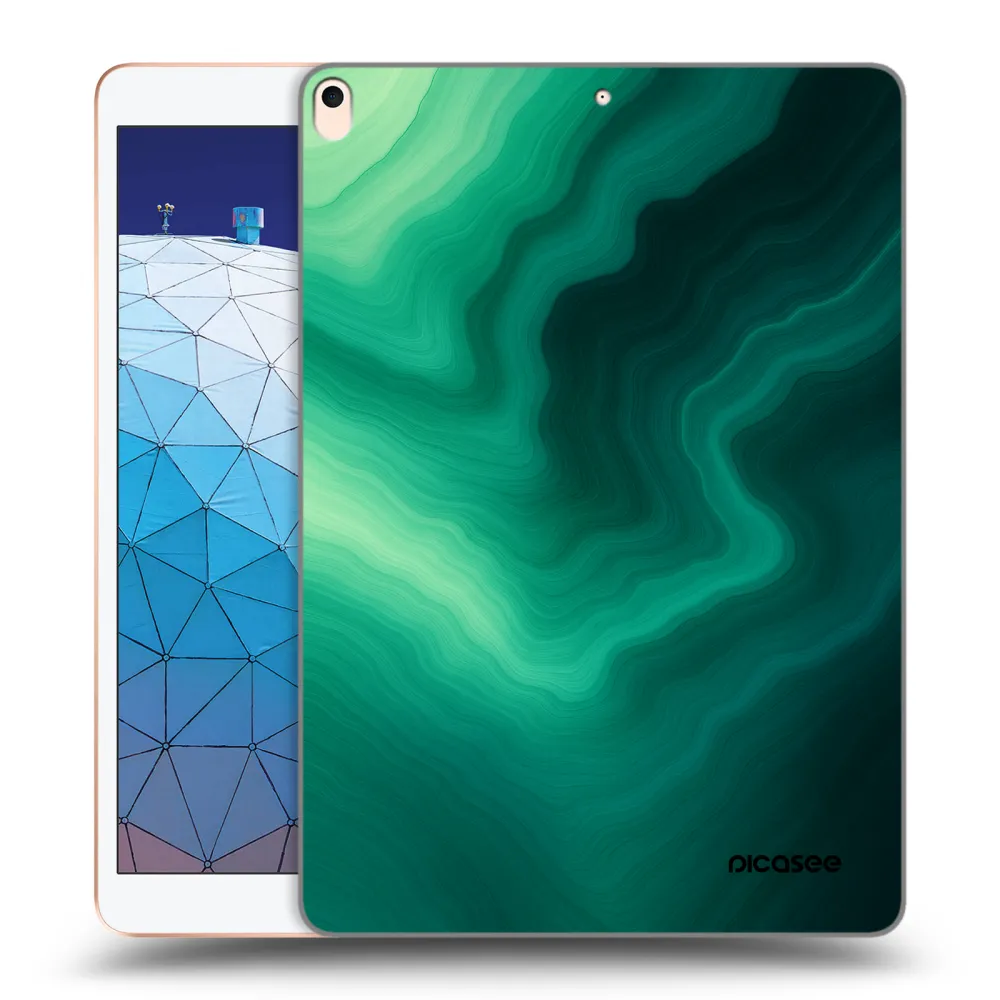 Picasee átlátszó szilikon tok az alábbi táblagépre Apple iPad Air 10.5" 2019 (3.gen) - Malachite