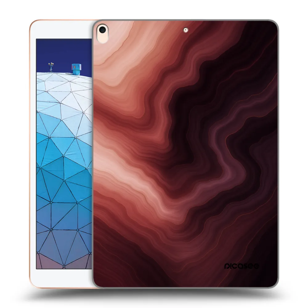 Picasee átlátszó szilikon tok az alábbi táblagépre Apple iPad Air 10.5" 2019 (3.gen) - Rouge