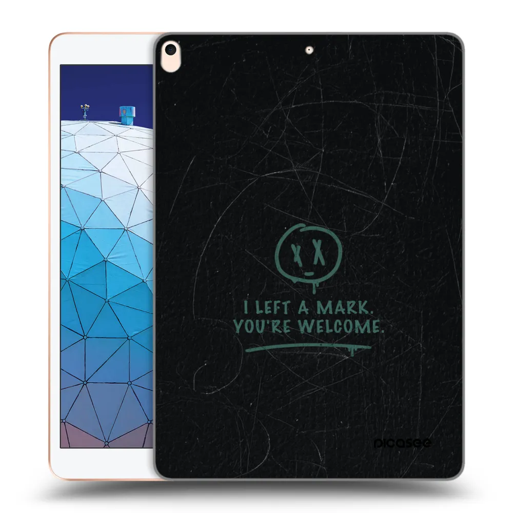 Picasee átlátszó szilikon tok az alábbi táblagépre Apple iPad Air 10.5" 2019 (3.gen) - LEFT A MARK