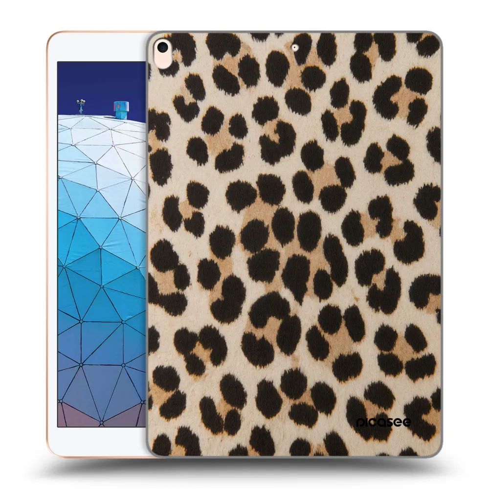Picasee átlátszó szilikon tok az alábbi táblagépre Apple iPad Air 10.5" 2019 (3.gen) - Brown Tiger