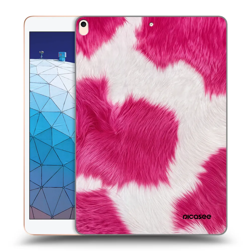 Picasee átlátszó szilikon tok az alábbi táblagépre Apple iPad Air 10.5" 2019 (3.gen) - Pink Moo