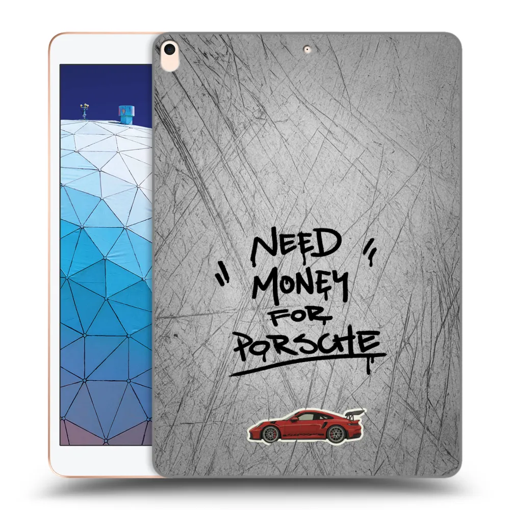 Picasee átlátszó szilikon tok az alábbi táblagépre Apple iPad Air 10.5" 2019 (3.gen) - Grey Drift