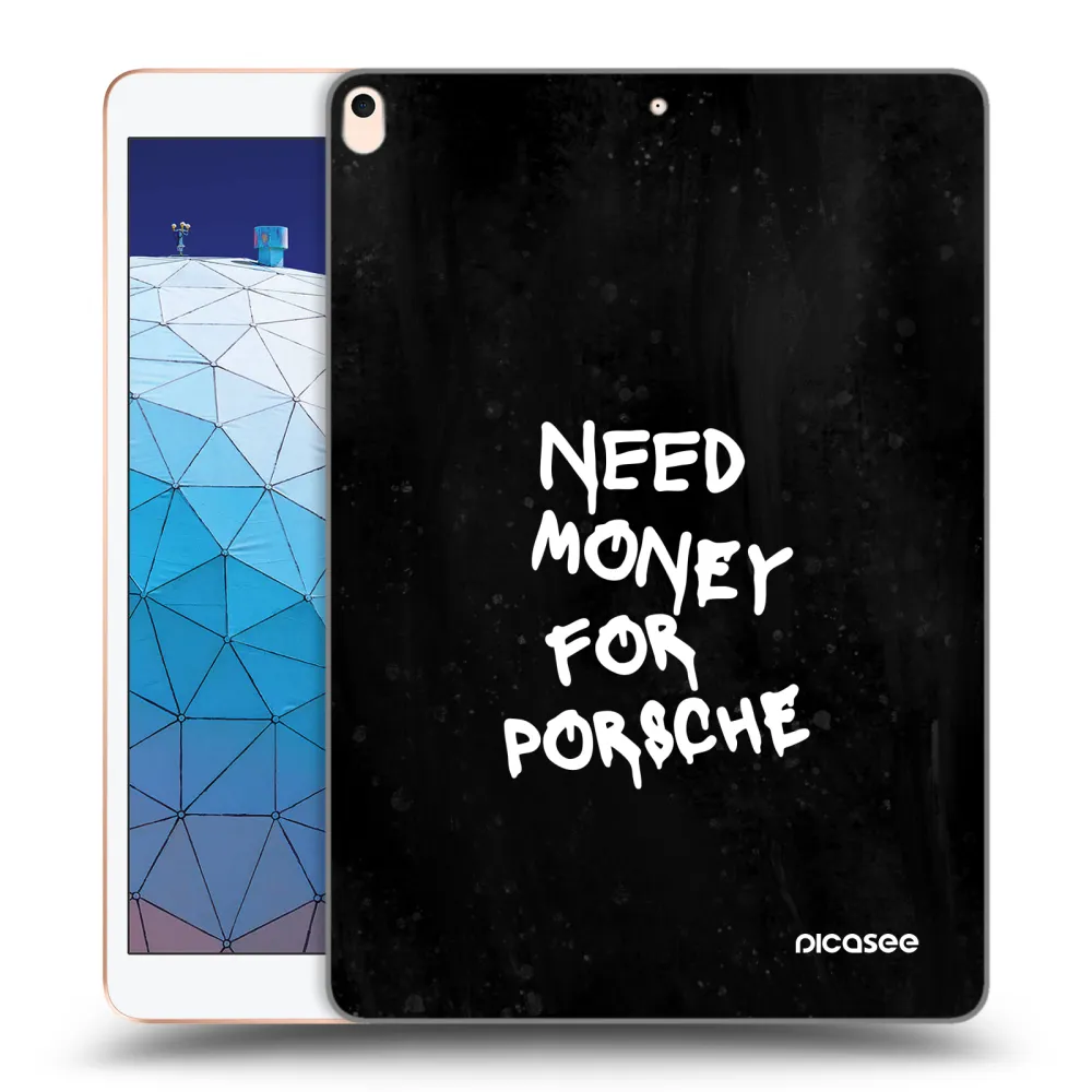 Picasee átlátszó szilikon tok az alábbi táblagépre Apple iPad Air 10.5" 2019 (3.gen) - Black Dollar