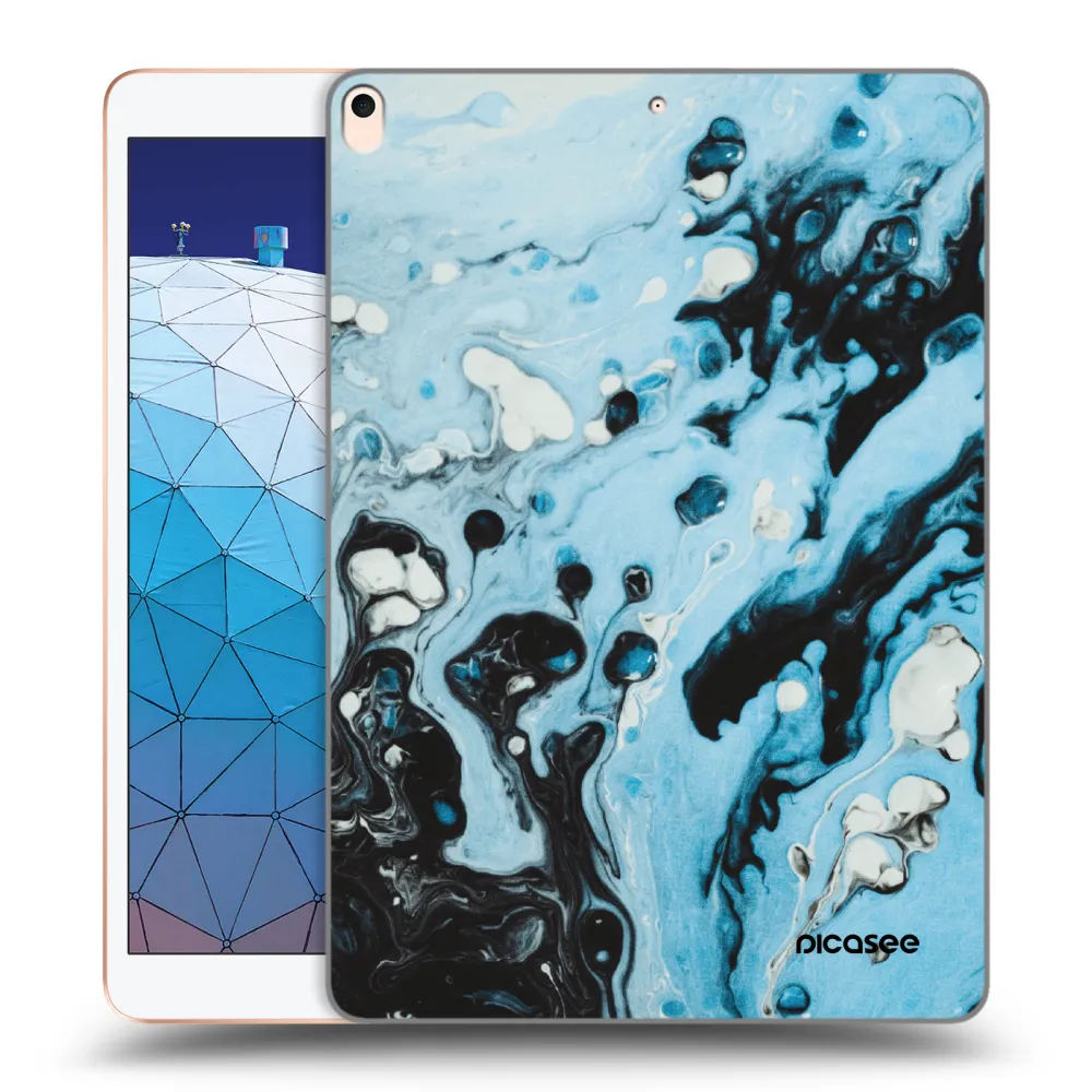 Picasee átlátszó szilikon tok az alábbi táblagépre Apple iPad Air 10.5" 2019 (3.gen) - Organic blue