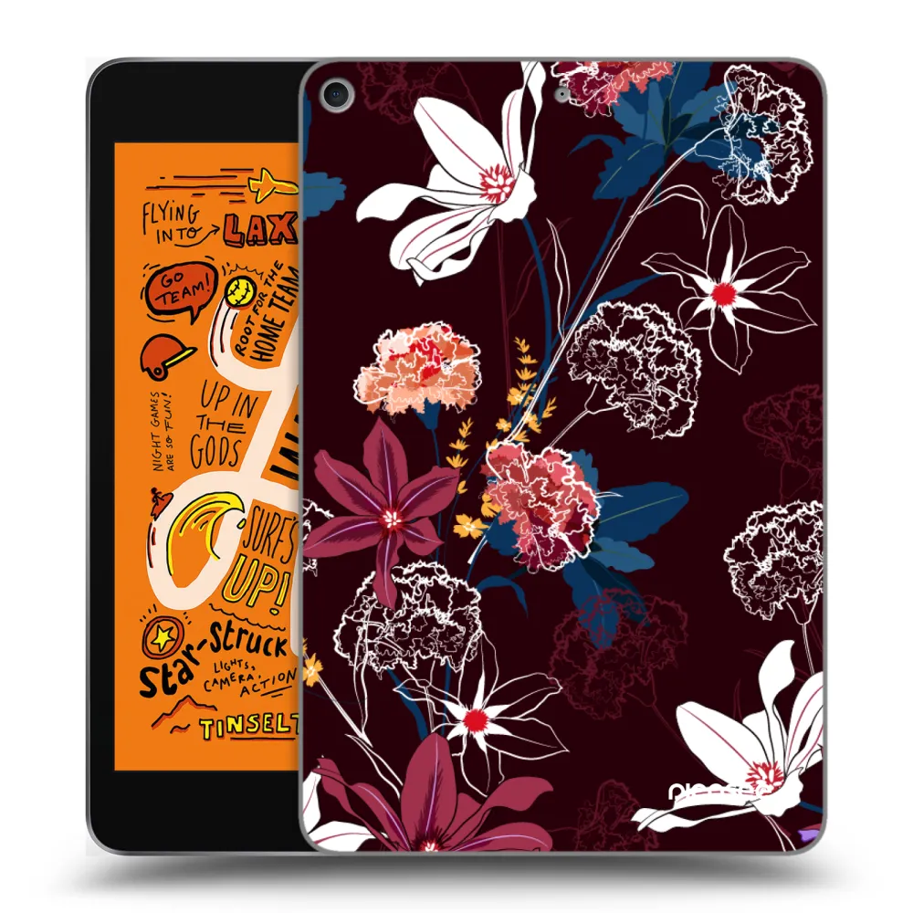 Picasee átlátszó szilikon tok az alábbi táblagépre Apple iPad mini 2019 (5. gen) - Dark Meadow