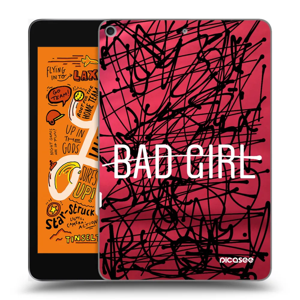 Picasee átlátszó szilikon tok az alábbi táblagépre Apple iPad mini 2019 (5. gen) - Bad girl