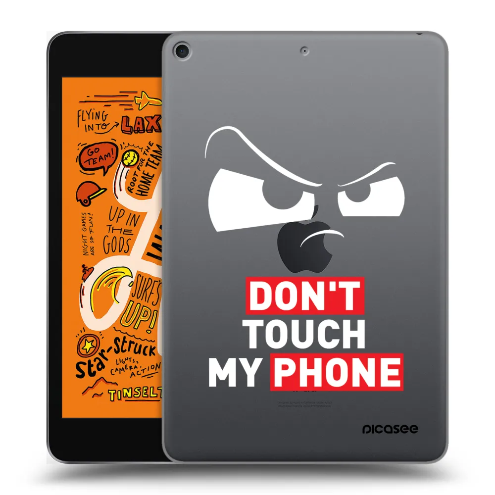 Picasee átlátszó szilikon tok az alábbi táblagépre Apple iPad mini 2019 (5. gen) - Cloudy Eye - Transparent