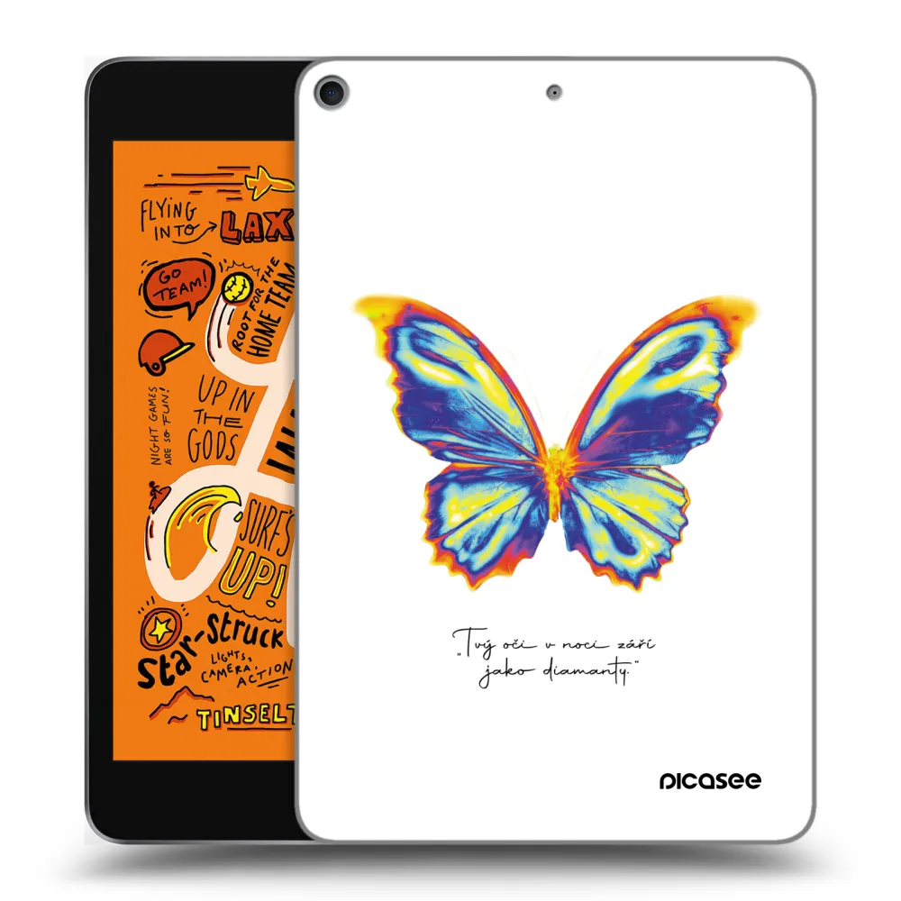 Picasee átlátszó szilikon tok az alábbi táblagépre Apple iPad mini 2019 (5. gen) - Diamanty White