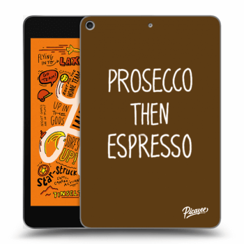 Picasee fekete szilikon tok az alábbi táblagépre Apple iPad mini 2019 (5. gen) - Prosecco then espresso