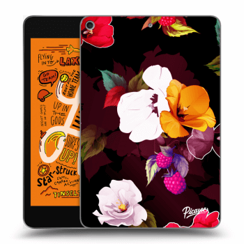 Picasee átlátszó szilikon tok az alábbi táblagépre Apple iPad mini 2019 (5. gen) - Flowers and Berries