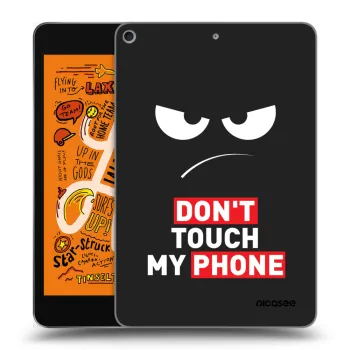 Picasee fekete szilikon tok az alábbi táblagépre Apple iPad mini 2019 (5. gen) - Angry Eyes - Transparent