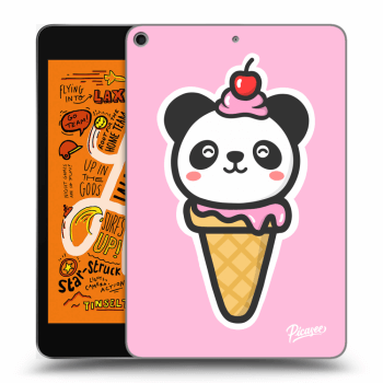 Picasee fekete szilikon tok az alábbi táblagépre Apple iPad mini 2019 (5. gen) - Ice Cream Panda