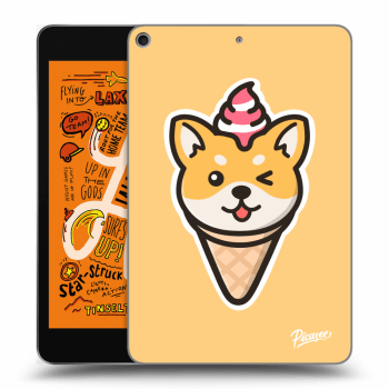 Picasee átlátszó szilikon tok az alábbi táblagépre Apple iPad mini 2019 (5. gen) - Ice Cream Shiba